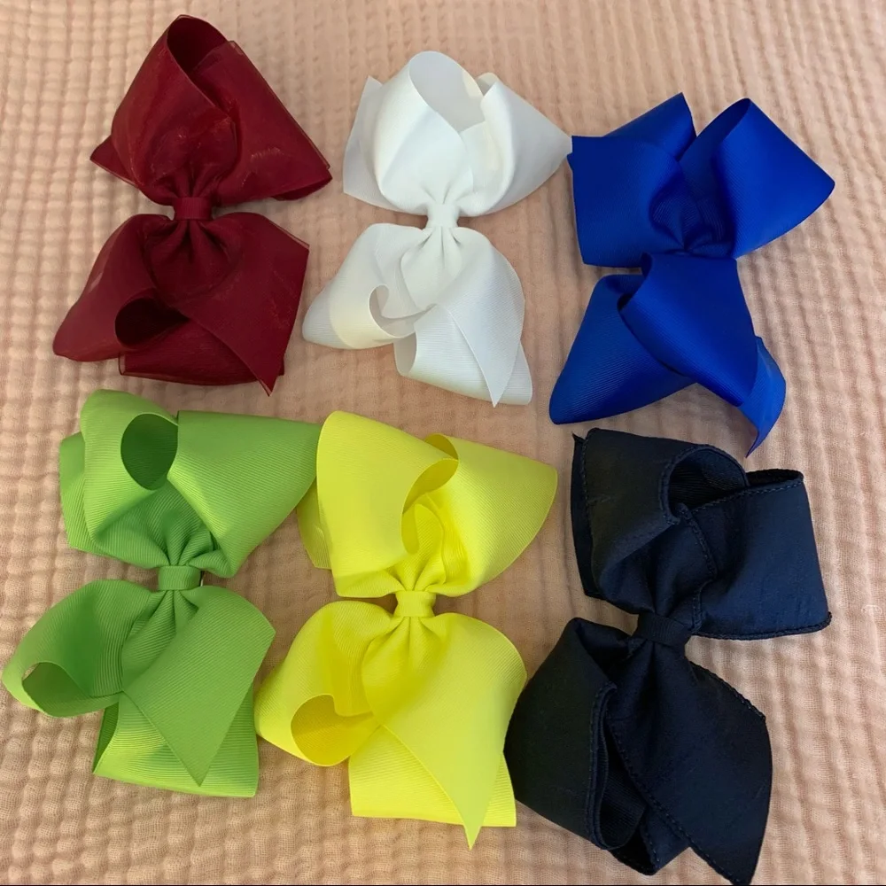 Grosgrain King Sized Bows Lot of 6